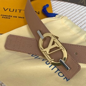 LV Louis Vuitton Кожаный пояс из парусины Сделано в Испании - к