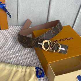 LV Louis Vuitton Кожаный пояс из парусины Сделано в Испании - к