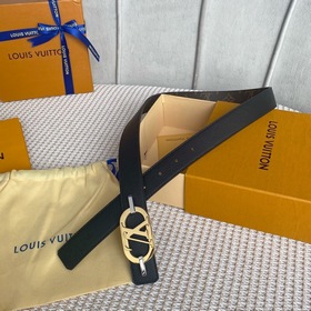 LV Louis Vuitton Кожаный пояс из парусины Сделано в Испании - к