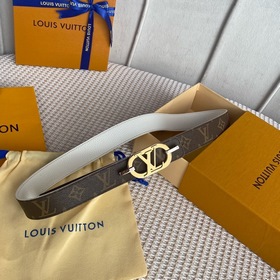 LV Louis Vuitton Кожаный пояс из парусины Сделано в Испании - к