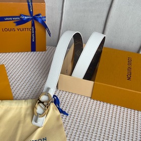 LV Louis Vuitton Кожаный пояс из парусины Сделано в Испании - к