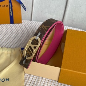 LV Louis Vuitton Кожаный пояс из парусины Сделано в Испании - к