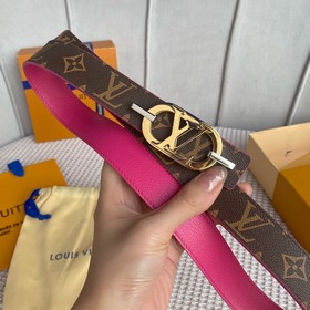 LV Louis Vuitton Кожаный пояс из парусины Сделано в Испании - к