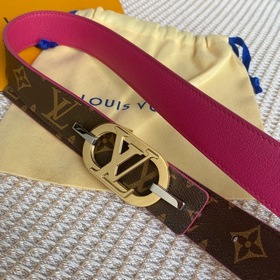 LV Louis Vuitton Кожаный пояс из парусины Сделано в Испании - к