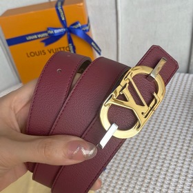 LV Louis Vuitton Кожаный пояс из парусины Сделано в Испании - к