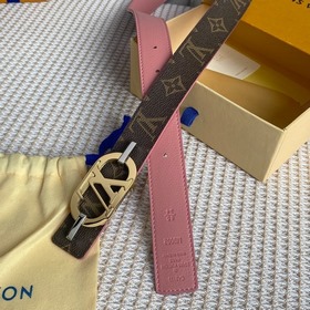 LV Louis Vuitton Кожаный пояс из парусины Сделано в Испании - к