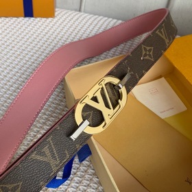 LV Louis Vuitton Кожаный пояс из парусины Сделано в Испании - к