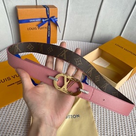 LV Louis Vuitton Кожаный пояс из парусины Сделано в Испании - к
