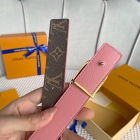 LV Louis Vuitton Кожаный пояс из парусины Сделано в Испании - к