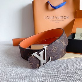 LV Louis Vuitton Кожаный ремень Металлическая пряжка высокого кач