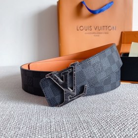 LV Louis Vuitton Кожаный ремень Металлическая пряжка высокого кач
