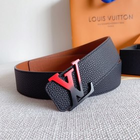 LV Louis Vuitton Кожаный ремень Металлическая пряжка высокого кач