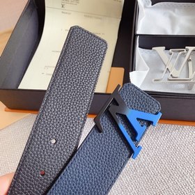 LV Louis Vuitton Кожаный ремень Металлическая пряжка высокого кач