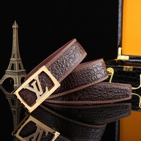 LV Louis Vuitton Ремень с застежкой из стали с бриллиантами Мате