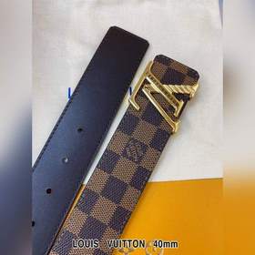LV Кожаный ремень из цельного литого металла, кожа оригинального