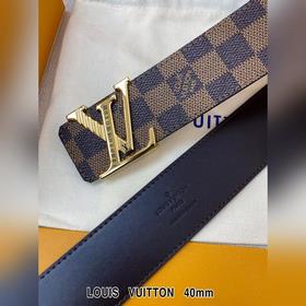LV Кожаный ремень из цельного литого металла, кожа оригинального