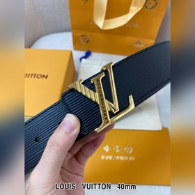 LV Кожаный ремень из цельного литого металла, кожа оригинального