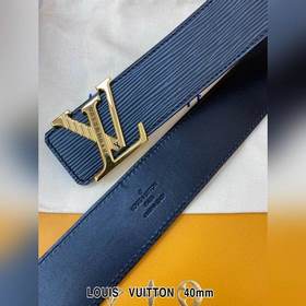 LV Кожаный ремень из цельного литого металла, кожа оригинального 