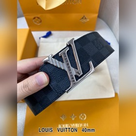 LV Кожаный ремень из цельного литого металла, кожа оригинального
