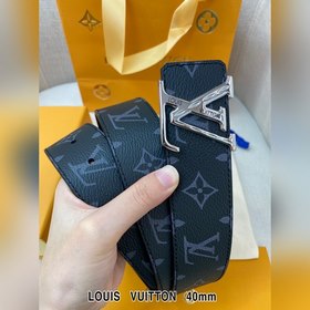 LV Кожаный ремень из цельного литого металла, кожа оригинального