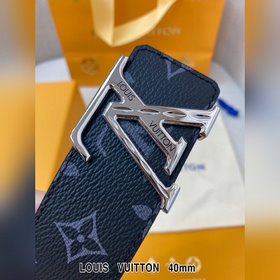 LV Кожаный ремень из цельного литого металла, кожа оригинального