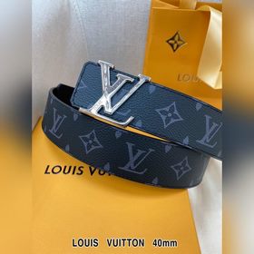 LV Кожаный ремень из цельного литого металла, кожа оригинального 