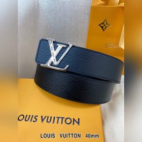 LV Кожаный ремень из цельного литого металла, кожа оригинального 