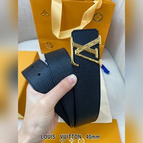 LV Кожаный ремень из цельного литого металла, кожа оригинального