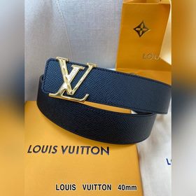 LV Кожаный ремень из цельного литого металла, кожа оригинального