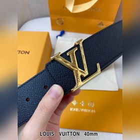 LV Кожаный ремень из цельного литого металла, кожа оригинального