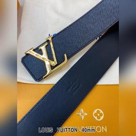 LV Кожаный ремень из цельного литого металла, кожа оригинального 