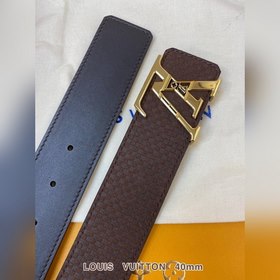 LV Кожаный ремень из цельного литого металла, кожа оригинального