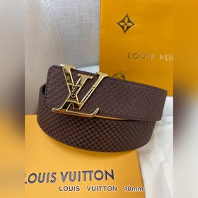 LV Кожаный ремень из цельного литого металла, кожа оригинального 