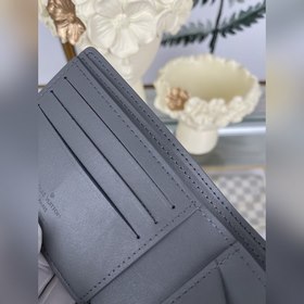 LV Multiple Кошелек Модель M81383 Серый короткий кошелек  Новый 
