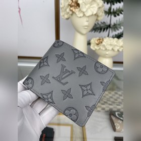 LV Multiple Кошелек Модель M81383 Серый короткий кошелек  Новый 