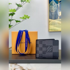 LV Карманный кошелек, модель N60433, черный Классический элемент