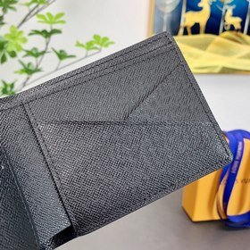 LV Карманный кошелек, модель N60433, черный Классический элемент 