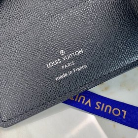 LV Карманный кошелек, модель N60433, черный Классический элемент 