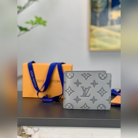 LV Multiple кошелек, модель M81383, серый Кошелек Multiple из ко