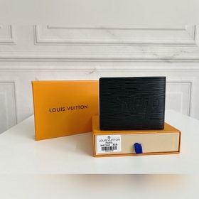 LV Модель M67542/60895 Короткий кошелек с логотипом Supreme Новый