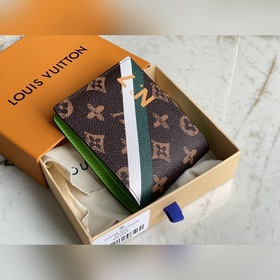 LV Модель M81257 Кошелек для денег с коротким ремнем из серии Mon
