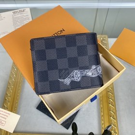 LV  Модель： N64602 Мужской кошелек Новый кошелек из парусины с