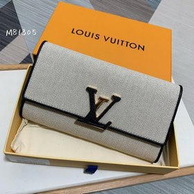 LV Модель M81305 Кожаный кошелек Эта модель изготовлена из мягко