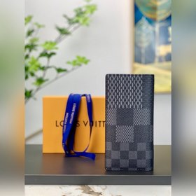 LV BRAZZA Кошелек Модель N60436 Большой черный Этот кошелек Braz