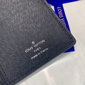 LV BRAZZA Кошелек Модель N60436 Большой черный Этот кошелек Braz