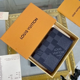 LV Модель N60431 Кошелек для мелочи карт Damier Distorted из пар