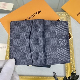 LV Модель N60431 Кошелек для мелочи карт Damier Distorted из пар