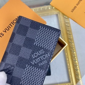 LV Модель N60431 Кошелек для мелочи карт Damier Distorted из пар