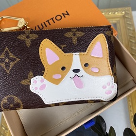 LV Модель： M62650 Кожий кошелек Элегантный и практичный маленьки