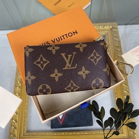 LV Модель： M62650 Кожий кошелек Элегантный и практичный маленьки